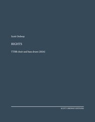 Rights TTBB choral sheet music cover Thumbnail